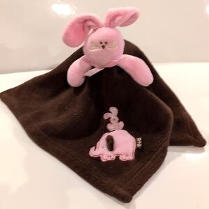 Blankets And Beyond Bunny Brown Security Blanket Lovey
